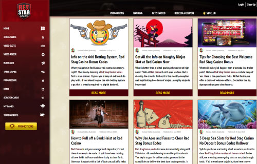 Redstag Screenshot - Articles