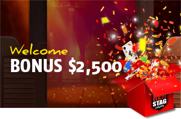 Red Stag Welcome Bonus $2,500